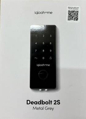 21560 Igloo Igloohome Smartakey Electronic Deadbolt 2s Metal Grey Colored