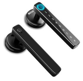 Ik193 Ikoed Smart Door Lock Electronic Fingerprint Entry Knob Black