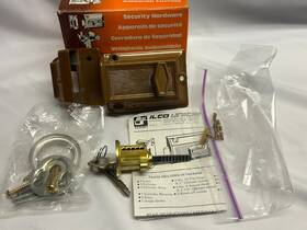 220-67-41 Ilco 220-53-41 Vintage Door Lock With 2 Keys New In Open Box