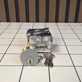 8sc1-26d-ka2 Ilco 7/8sc1-26d-ka2 Mortise Lock Brass 26d Silver 1-1/8 In With Keys