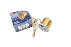 7185sc1-26d-42642 Ilco Da5312xxxx 7185sc1-26d-42642-#17 Brass Mortise Cylinder Lock Gold 1-1/8 With Keys