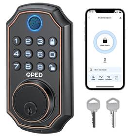 Inc 313022195181 Smart Locks Fingerprint Keyless Entry Door Lock With App Control -new