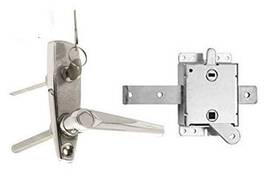 Indus Hardware 633632988257 Garage Door L-handle Lock With Inside Slide Latch Mechanism Set Har