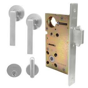 Xgt345-pd9550-32d-rh Inox 9550 Sliding Door Entry 345 Tokyo 2-3/4 Inch Backset 32d