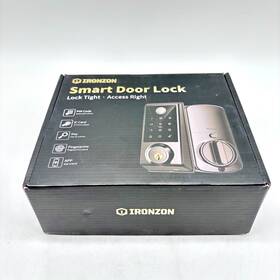 391y Ironzon Smart Door Lock With Fingerprint Recognition Keyless Entry And App Control