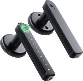 Ironzon 445000439444 Fingerprint Door Lock Knob With Keypad Keyless Entry