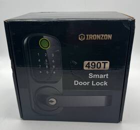 490t Ironzon Keyless Entry Door Lock With Handle Smart