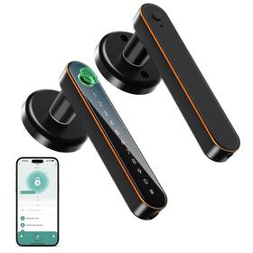 Loc191yousir Ironzon Fingerprint Door Lock With Handle Smart Keypad For Hom