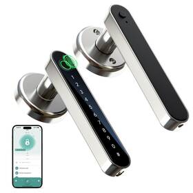 Loc191ysusir Ironzon Fingerprint Door Lock Smart With Keypad Handle For Hom
