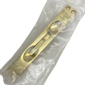458b3 Ives New 6 3/4 Inch Manual Flush Bolt Bright Brass 10 Rod Inactive Door Latch