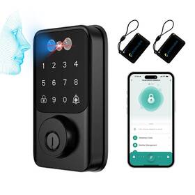 Lock-d100 Jacchozhi 730425956872 3d Face Recognition Door Lock Keyless Entry Smart Deadbolt For Front El