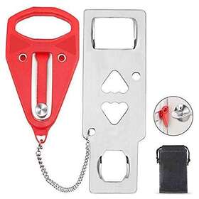 Jaswill 788405345598 Portable Door Lock For Travel Self-defense Security Device Home