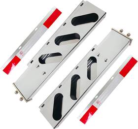 Jr-lbr25ss Jiaru Stainless Steel Spring Loaded Mud Flap Hangers For Semi Trucks Rear Bar With