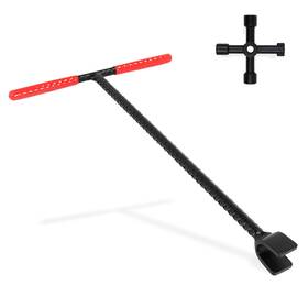 Josimgalo 860007593802 16 Inch Water Meter Key - Main Supply Shut Off Wrench Tool Complete W