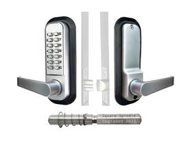 Jounjip 060928560319 Single-sided Mechanical Keyless Combination Lever Handle Door Lock -