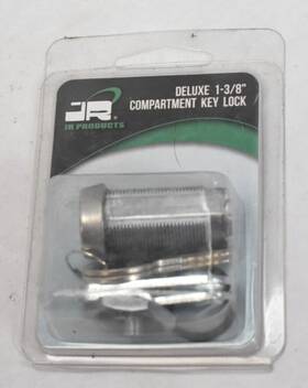 00185 Jr Products Deluxe 1-3/8 Inch Compartment Door Key Lock Weather Resistant