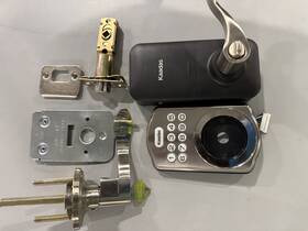 Ks04-silver Kaadas 008678867949 Electronic Keypad Lever Door Lock Silver And Black -