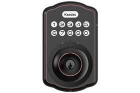 Ks03 Kaadas Electronic Deadbolt Lock Oil Rubbed Bronze - Black/bronze