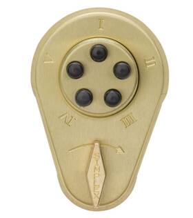 9020000-04-41 Kaba Access Control Simplex Thumbturn Mechanical Pushbutton Deadbolt