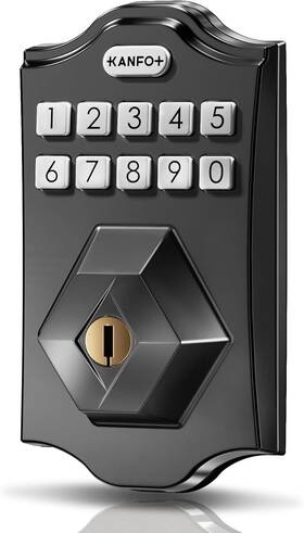B0djbmd3x5  Kanfox Ks3 Keyless Entry Door Lock Deadbolt With Keypad Smart Locks For Front