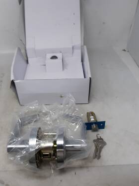 Kcl201-sc-et Kenaurd 1177 Lever Set Handle - 2-3/4 Inch Standard Backset Chrome #1177