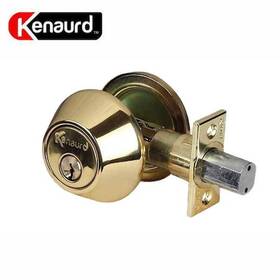 Kdb01-pb-sc1 Kenaurd Sgl. Dead Bolt Gold - Sc1