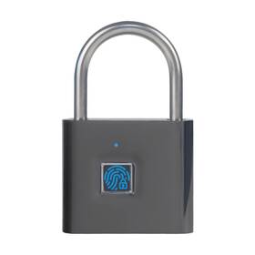 Krs-sl90 Kenrone Keyless Portable Usb Charging Fingerprint Lock Smart Padlock Quick Unlock Wat