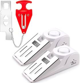 Kerui 313111842804 Upgraded Door Stop Alarm With Portable Lock 120 Db Travel Stoppe