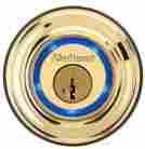 Kevo Kwikset Door Lock Deadbolt Keyless Cylinder Lifetime Polished Brass Bluetooth Enabled 5408381770034