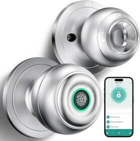 Kll10  Klloque Door Lock Smart Fingerprint Knob With Biometric
