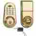 Kp200-pvd Privex Single Cylinder Lifetime Brass Electronic Deadbolt 694036200932