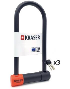 Kr120l Kraser 423885120717 Robust U Lock Motorcycle Sra Approved Tested High Security