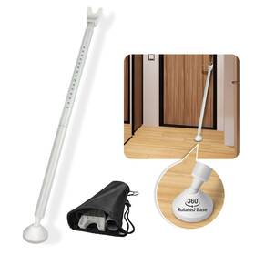 Kua16-43 Kuakee Upgrade Door Security Bar For Safety 360 Flexible Base Portable Sliding Stopper