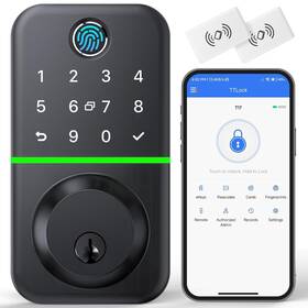 Kucacci 709226965451 Smart Door Lock Deadbolt With Keypad Keyless Entry - Fingerprint L