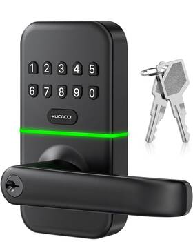 Kucacci 726084237209 Smart Door Handle Lock With Keypad Keyless Entry - Exterior Code Lck