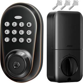 Bs-f150 Kuelor Keyless Entry Door Lock Deadbolt Keypad Smart For Front Electronic