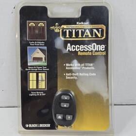 Kwikset 042049639490 Titan Access One Keyless Fob Keychain Entry Remote Control 872 New
