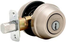 Kwikset 042049971408 New 975 15 Cp Max Security Double-cylinder Keyed 2-sided Deadbolt Nickel