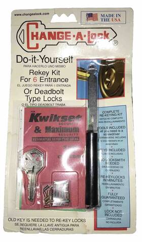 Kwikset 095036100794 Change-a-lock Kit For Door Lock. Do It Yourself 6 Locks
