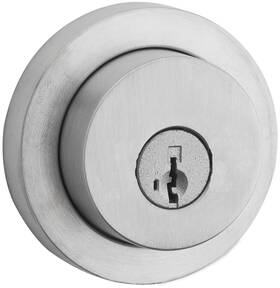 158rdt-26ds.strkp Kwikset 158rdt-s.strkp Milan Single Cylinder Keyed Entry Deadbolt - Chrome