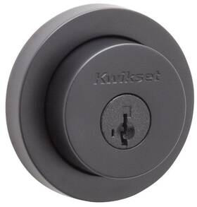 159rdt-514s.strkp Kwikset 159rdt-s.strkp Milan Double Cylinder Keyed Entry Deadbolt - Black