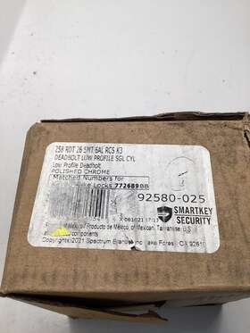 Kwikset 258 26 6al K3 Low Profile Deadbolt Polished Chrome Rdt Smt Rcs