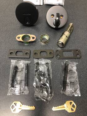 258-rdt-11p-smt-6al-rcs-k Kwikset Uptown Single Cylinder Round Deadbolt - 258 Series With Smartkey Boxpack