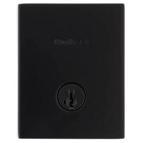 258rct-514s.strkp Kwikset 258rct-s San Clemente Rectangular Low Profile Single - Black