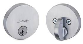 258rdt-26ds.strkp Kwikset 258rdt-s Uptown Low Profile Single Cylinder Deadbolt - Chrome