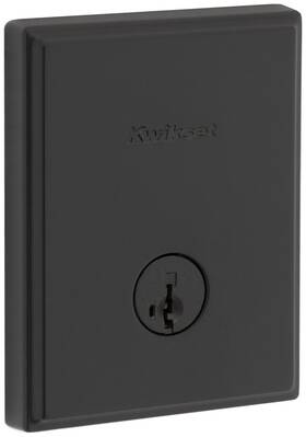 258trct-514s.strkp Kwikset 258trct-s.strkp Crosstown Single Cylinder Keyed Entry One - Black
