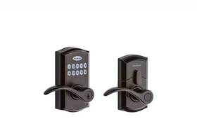 Kwikset 313024878839 Smartcode 917 Venetian Bronze Keypad Electronic Single-cylinder Tustin Door Hand