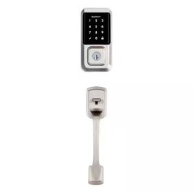 Kwikset 313031398337 Halo Single-cylinder Touchscreen Electronic Deadbolt With Prague Entry Door Hand
