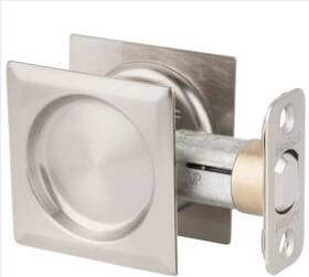 93340-045 Kwikset 334sqt-15 12 Pk 334 15 S Quart Square Passage Pocket Door Lock Satin Nickel