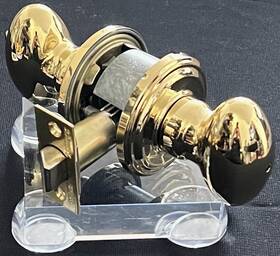 4204969721 Kwikset Society Brass Collection - Windham Inside Bed And Bath Heavy Solid